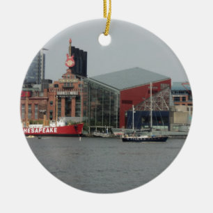 Port i Baltimore Julgransprydnad Keramik