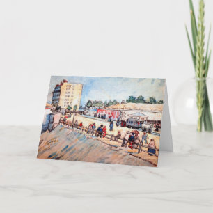 Port i Parisfästningen av Vincent van Gogh Kort