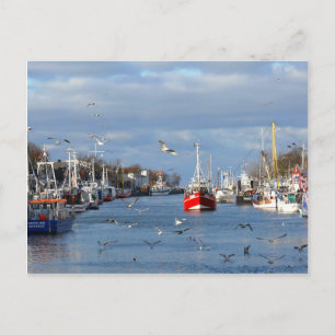 Port i Warnemuende (Tyskland) Vykort