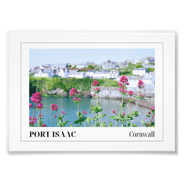 Port Isaac, Cornwall Fototryck (Framsidan)