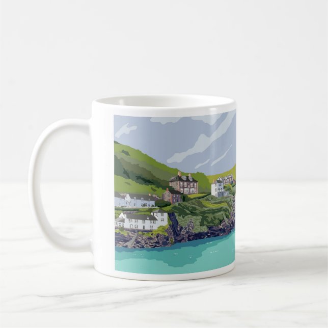 Port Isaac - Port Wen Kaffemugg (Vänster)