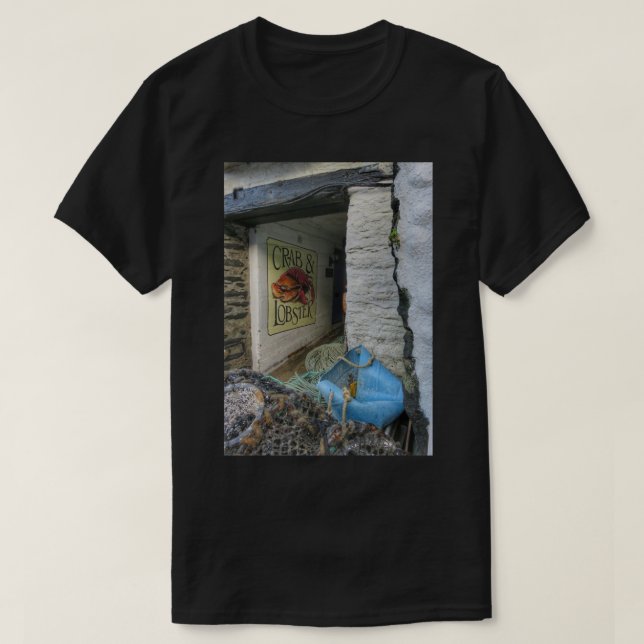 Port Isaac. Portwenn. Klassisk T-Shirt (Design framsida)