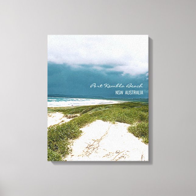Port Kembla Wollongong Beach NSW Canvastryck (Framsida)