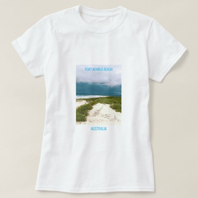 Port Kembla Wollongong Beach NSW T Shirt (Design framsida)