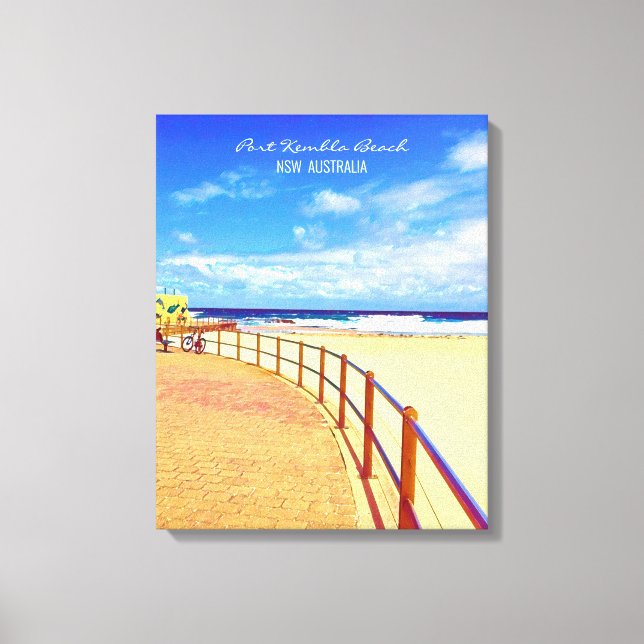 Port Kembla Wollongong strand NSW Canvastryck (Framsida)