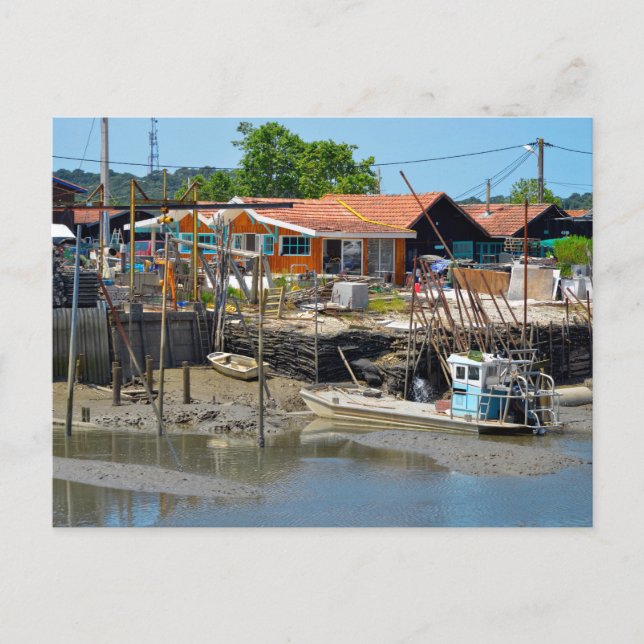 Port La Teste de Buch i Frankrike Vykort (Framsida)