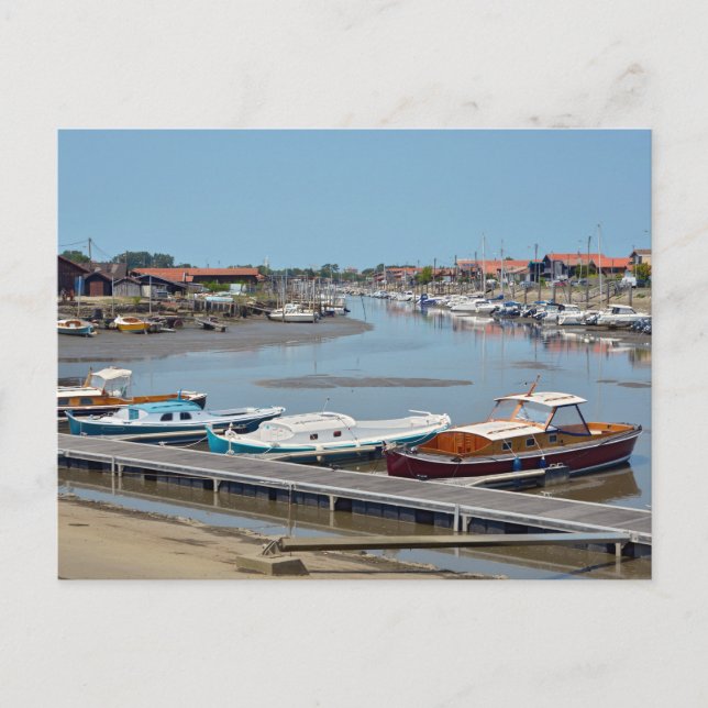 Port La Teste de Buch i Frankrike Vykort (Framsida)