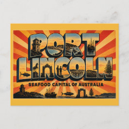 Port Lincoln South Australia Seafood huvudstad Vykort