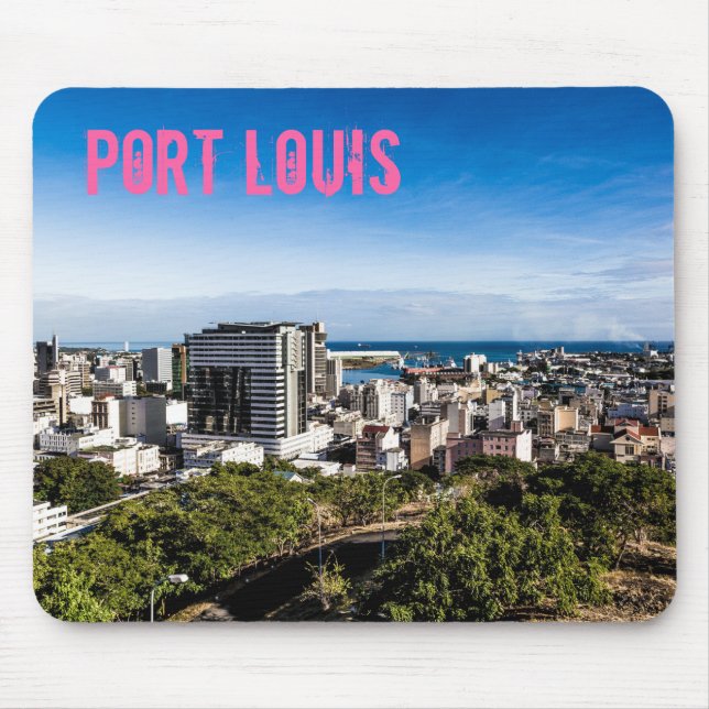 Port Louis Skyline Capital of Mauritius Musmatta (Framsidan)