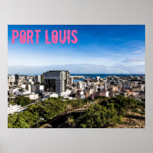 Port Louis Skyline Capital of Mauritius