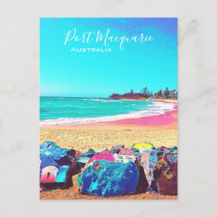 Port Macquarie NSW Australiens resesektor Vykort