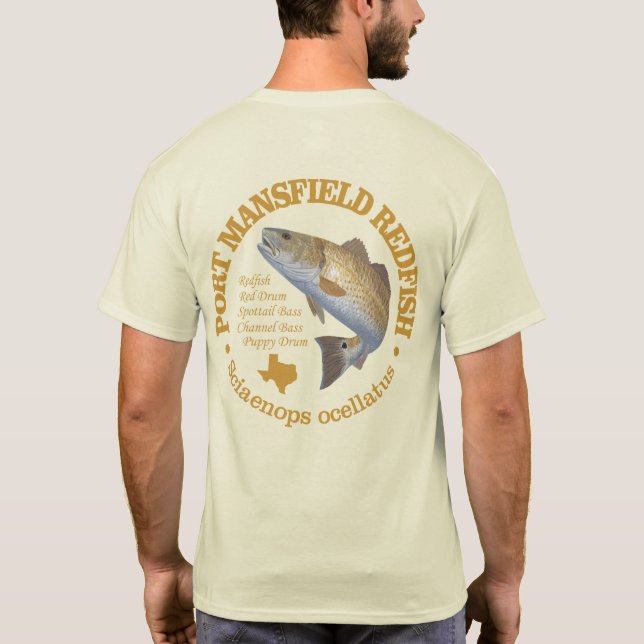 Port Mansfield (kungsfisk) T Shirt (Baksida)