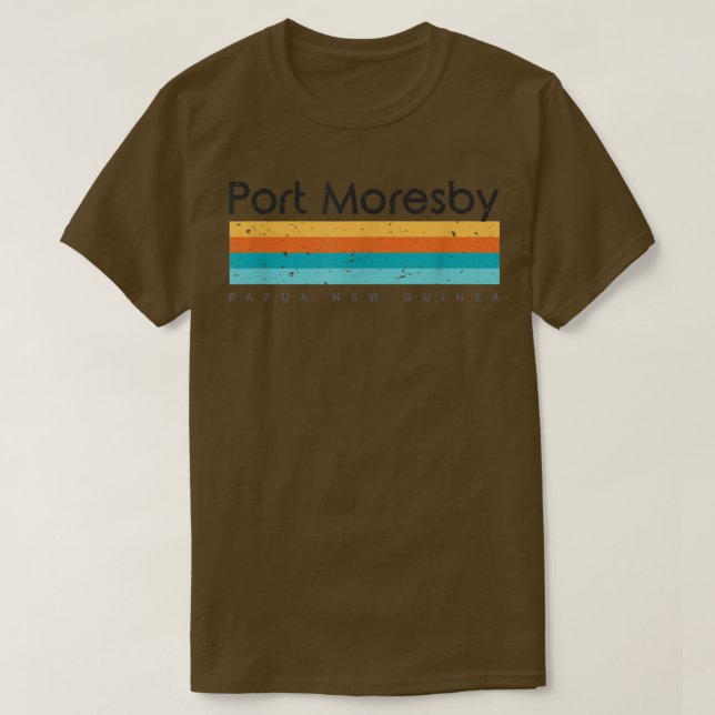 Port Moresby Papua Nya Guinea T Shirt (Design framsida)