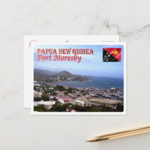 Port Moresby - Papua Nya Guinea - Vykort
