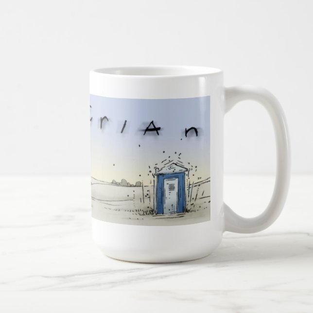 Port-nolla-john soluppgång kaffemugg (Höger)