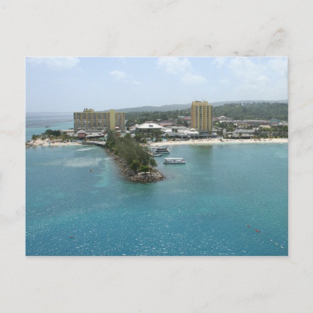 Port of Ocho Rios, Jamaica Postcard Vykort (Framsida)