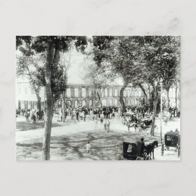 Port of Spain, Trinidad, 1891 Vykort (Framsida)