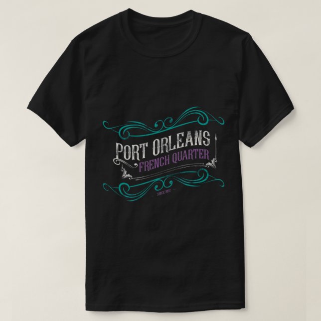 Port Orleans Fransk Quarter Passande Scoop T-Shirt (Design framsida)
