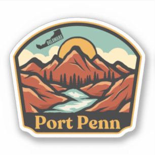 Port Penn, Delaware Klistermärken