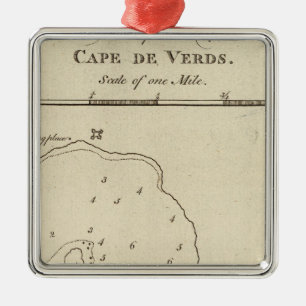 Port Praya, Cape de Verds Julgransprydnad Metall