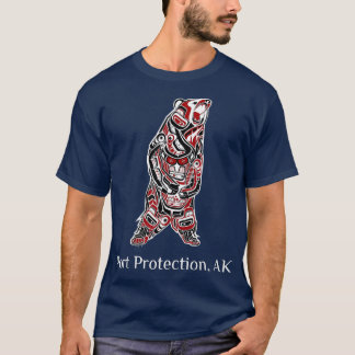 Port Protection Alaska Native American Brown T Shirt