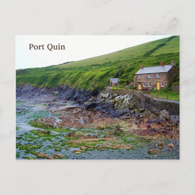 Port Quin Cornwall England Poldark Location Vykort (Framsida)