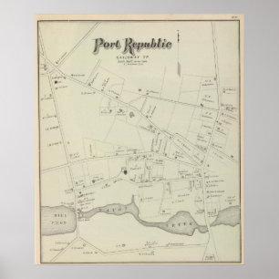 Port republiken, Galloway Tp som är ny - jerseyen Poster