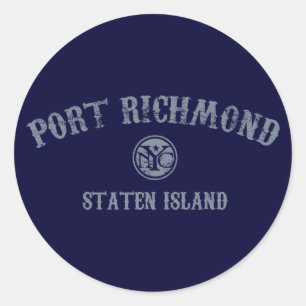 Port Richmond Runt Klistermärke