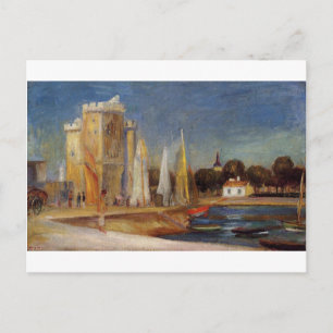 Port Rochelle av Pierre-Auguste Renoir Vykort