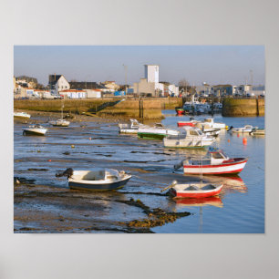 Port Saint-Gilles-Croix-de-Vie i Frankrike Poster