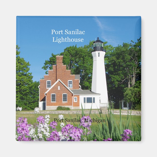 Port Sanilac Lighthouse magnet (Framsidan)