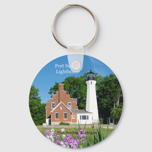 Port Sanilac Lighthouse nyckelring (Framsida)