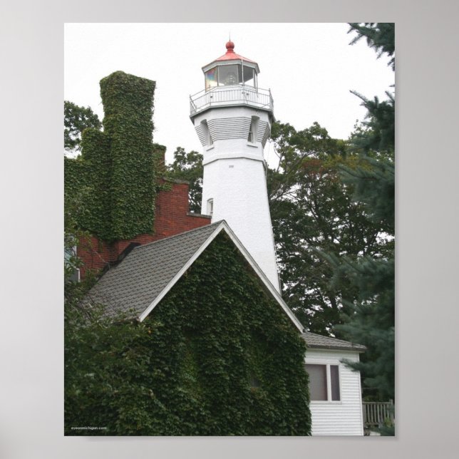 Port Sanilac Lighthouse Poster (Framsidan)