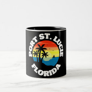 Port St. Lucie,Florida Två-Tonad Mugg