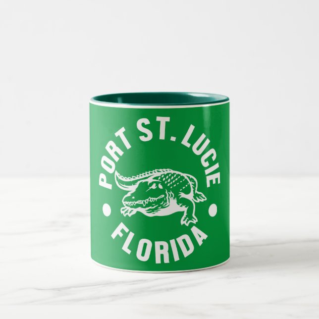 Port St. Lucie,Florida Två-Tonad Mugg (Center)
