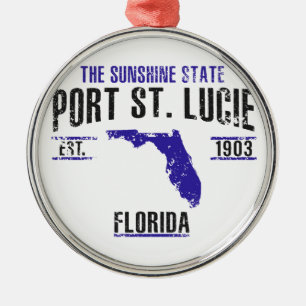 Port St. Lucie Julgransprydnad Metall