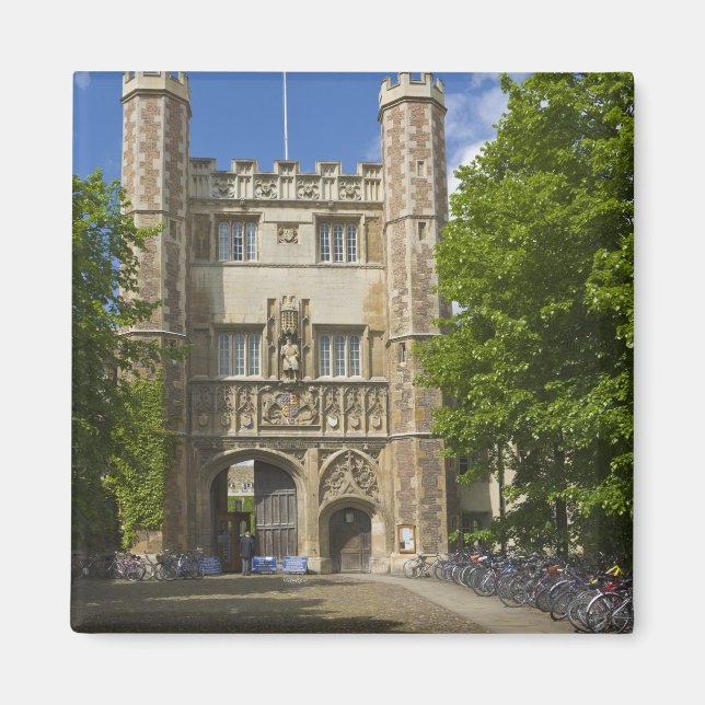 Port till Trinity College och rader av cyklar, Magnet (Framsidan)