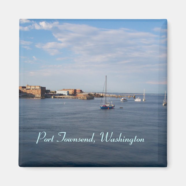 Port Townsend Moorage Magnet (Framsidan)