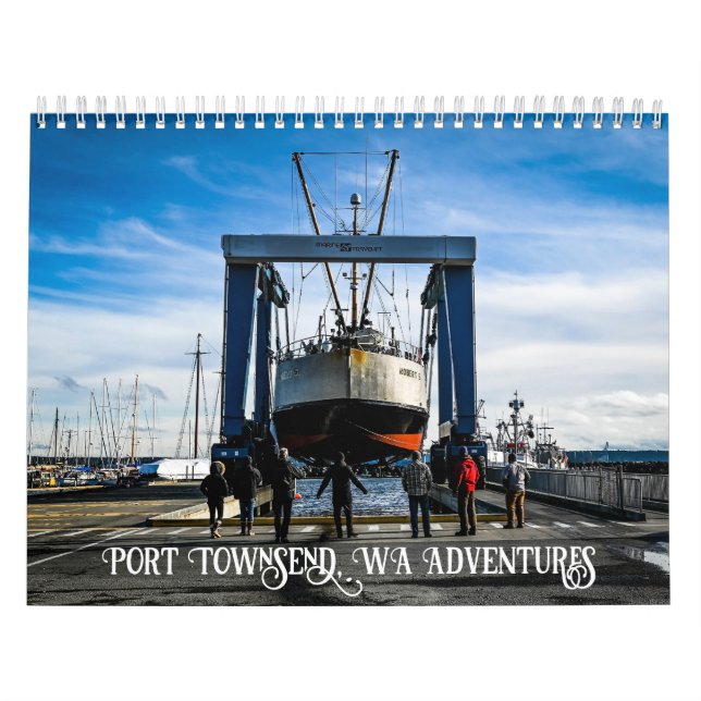 Port Townsend, WA Fotografiäventyr  Kalender (Omslag)