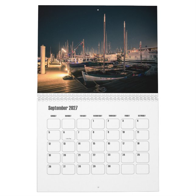 Port Townsend, WA Nattfotografering Kalender (Sep 2027)