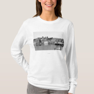 Port Townsend, WA-strandTown beskådar Photograp T-shirt