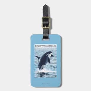 Port Townsend, WashingtonOrca banhoppning Bagagebricka