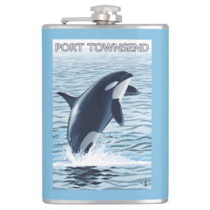 Port Townsend, WashingtonOrca banhoppning Fickplunta