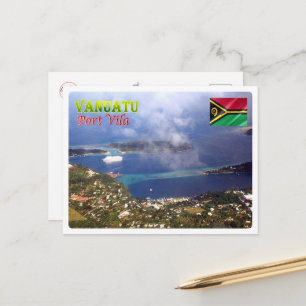 Port Vila - Vanuatu - Flygvy - Vykort