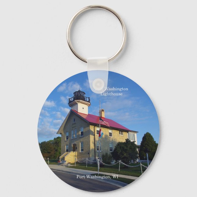 Port Washington Lighthouse-nyckelring Nyckelring (Framsida)