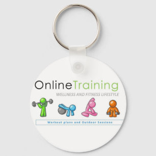 Porta-chaves de Online Training Fitness Lifestyle Nyckelring