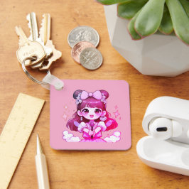 Porta-chaves garota kpop cantora nyckelring