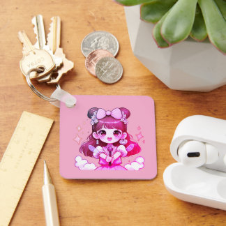 Porta-chaves garota kpop cantora nyckelring