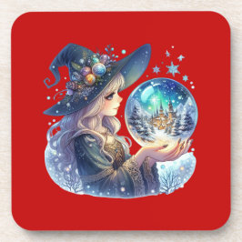 Porta-Copos (Coaster) Bruxa Natalina Underlägg