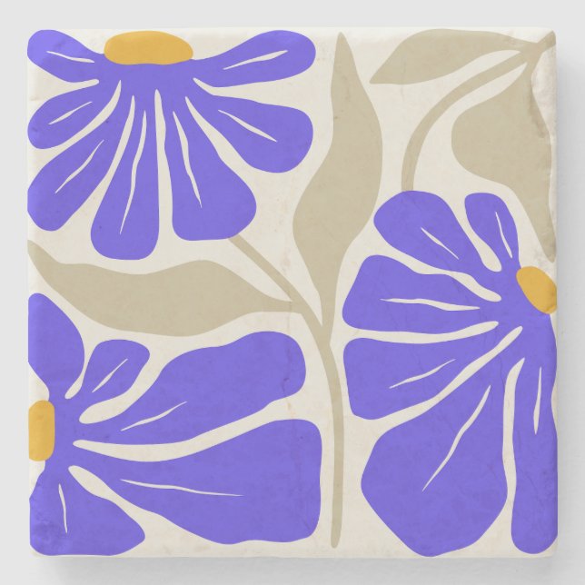 Porta copos Flower Stenunderlägg (Framsidan)